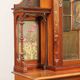 Antique Art Nouveau display cabinet in mahogany, Italy, 19th century.