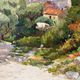 Mediterranean coastal scene, oil on canvas signed