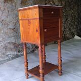 Pitchpin bedside table