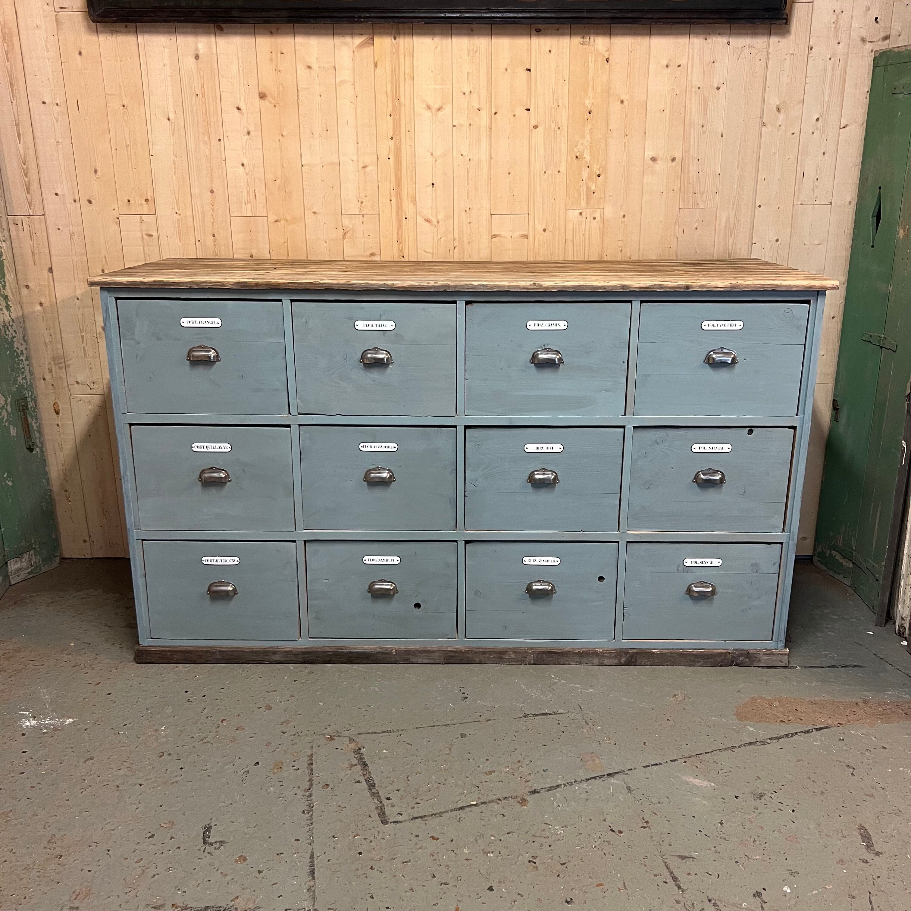 Old apothecary's furniture