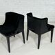 Pair of armchairs Mademoiselle Kravitz design Philippe Starck for Kartell