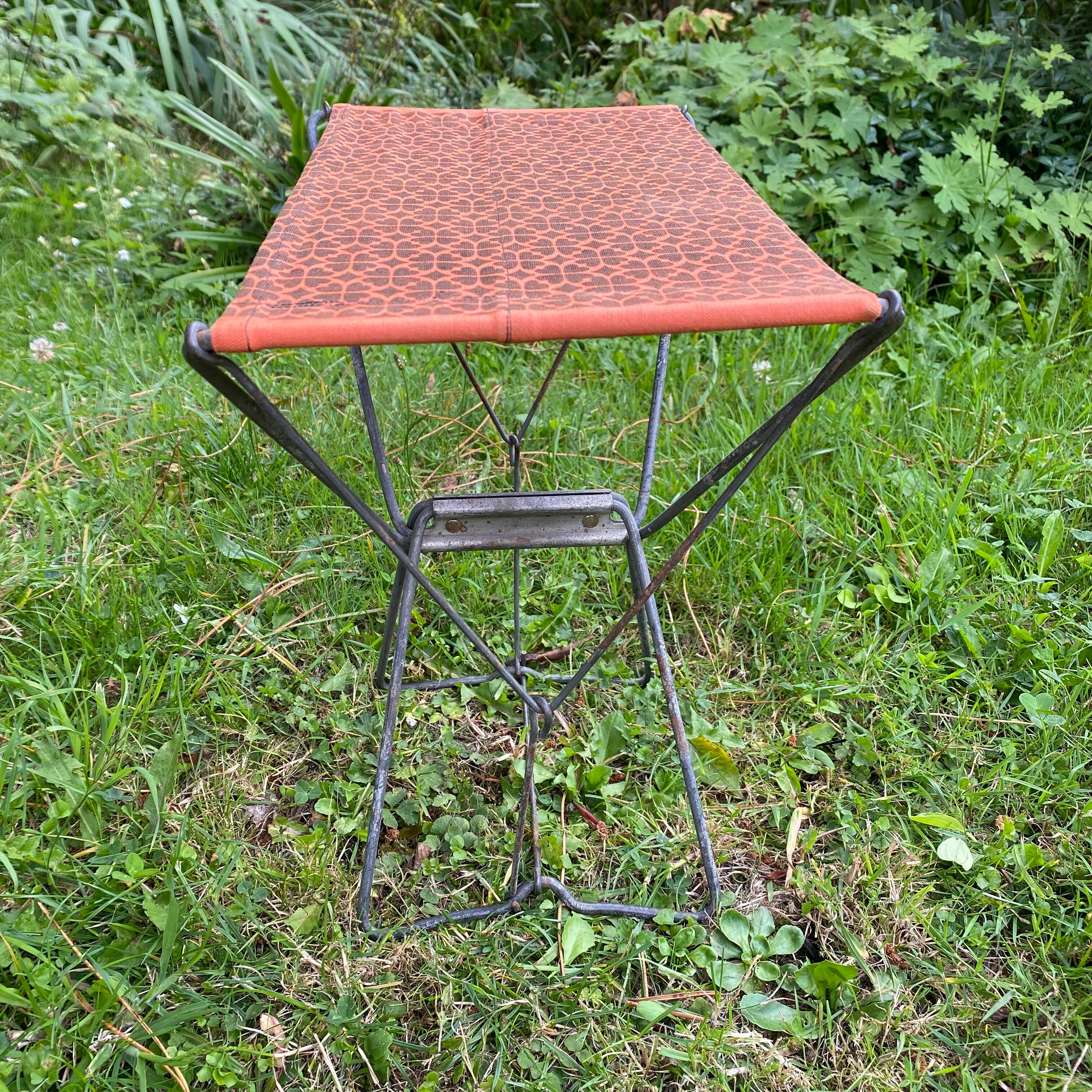 Vintage folding stool