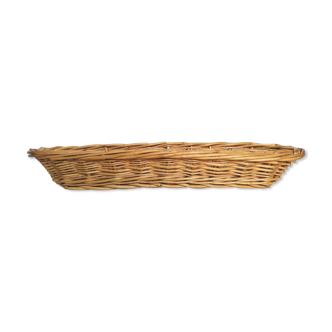 Braided wicker bread basket or banneton