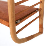 Modular vintage rattan shelf