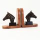 Pair of bookends vintage 1960 skids