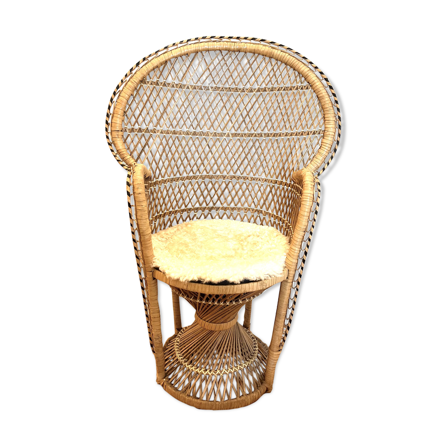 Children's rattan chair
