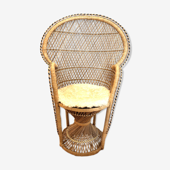 Children's rattan chair