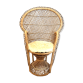 Fauteuil enfant en rotin