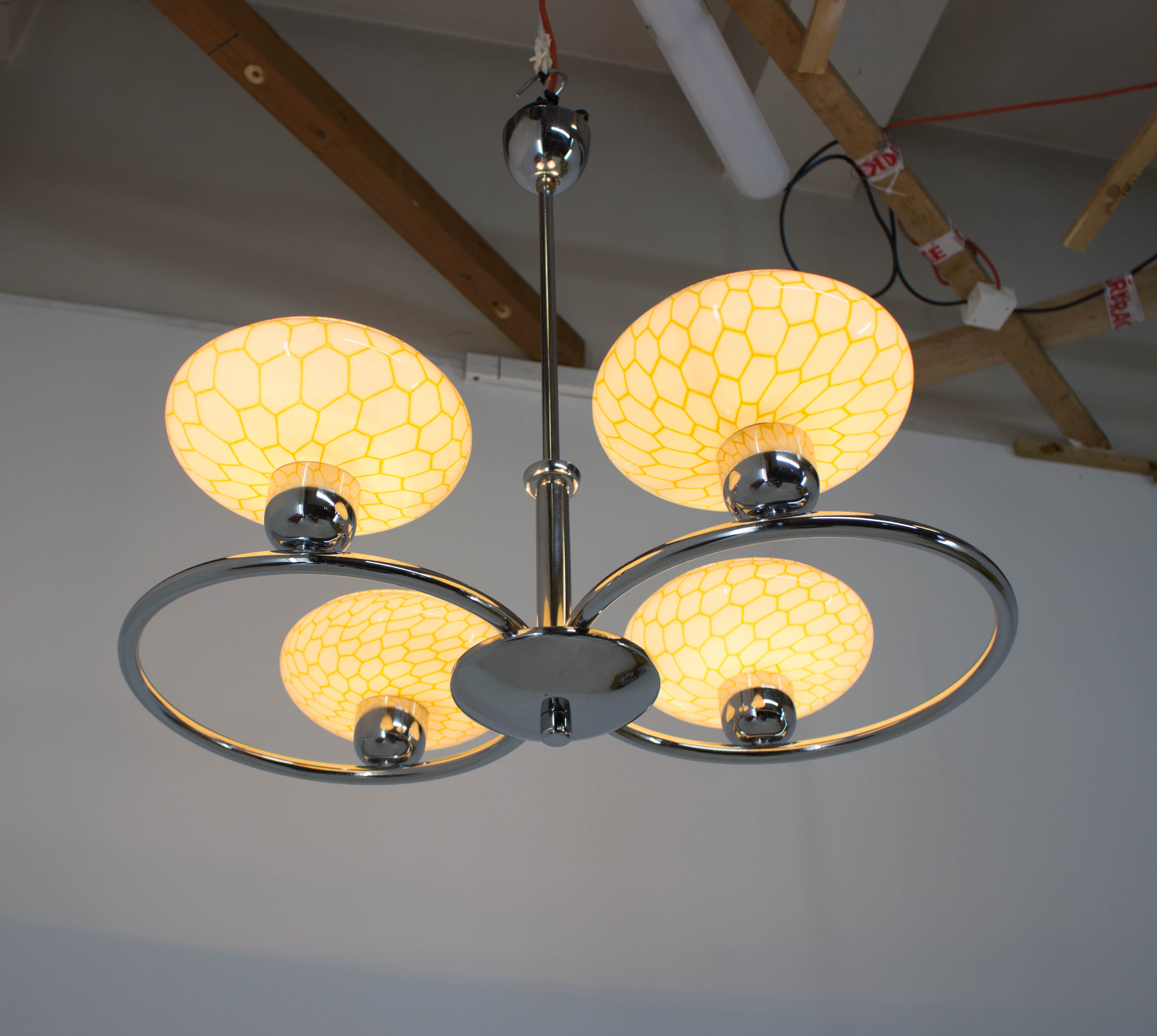 Chandelier by Drukov, 1940s