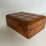 Leather jewelry box