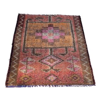 Tapis kurde vintage, 110 x 95 cm