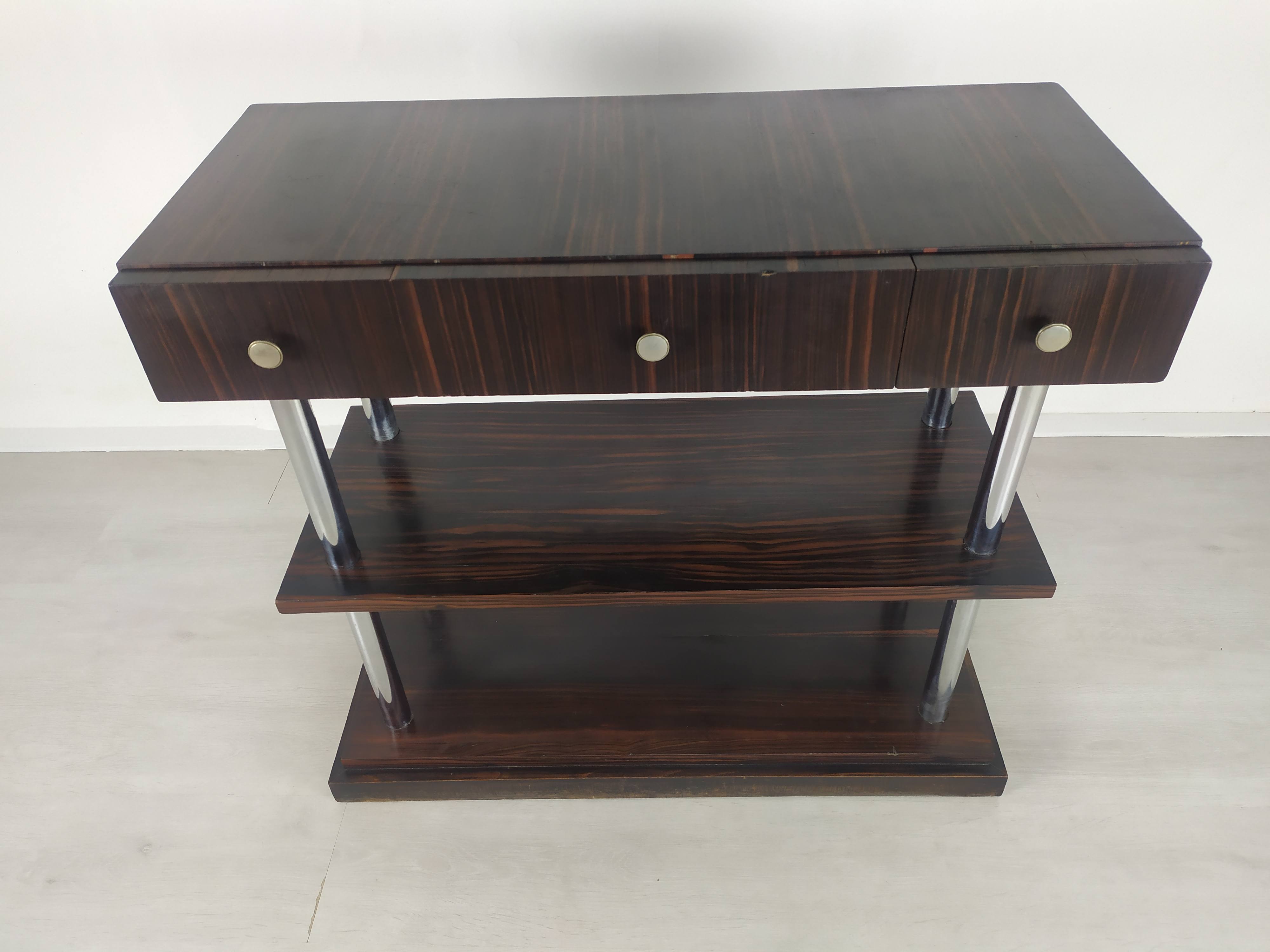 Console art déco Macassar