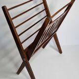 Folding teak magazine rack by Cees Braakman
