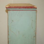 Armoire de mariage allemande antique 1818 peinte à la main