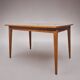 Dining room set, extendable table and 4 chairs, Czech vintage 19.