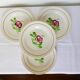 4 dessert plates from Digoin Sarreguemines, Beaucaire model 210842