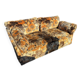 Canapé convertible vintage en velours