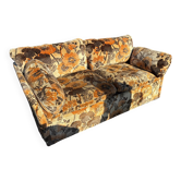 Vintage velvet convertible sofa