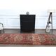 1970s Vintage Turkish Oushak Handmade Wool Cotton Red Runner Rug 101x305