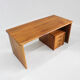 Vintage Danish solid teak desk 1960s
