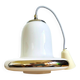 Danish Modern opaline glass hanging lamp