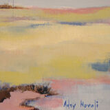 Oil painting on canvas "Evening Depth" by Adry Novoli