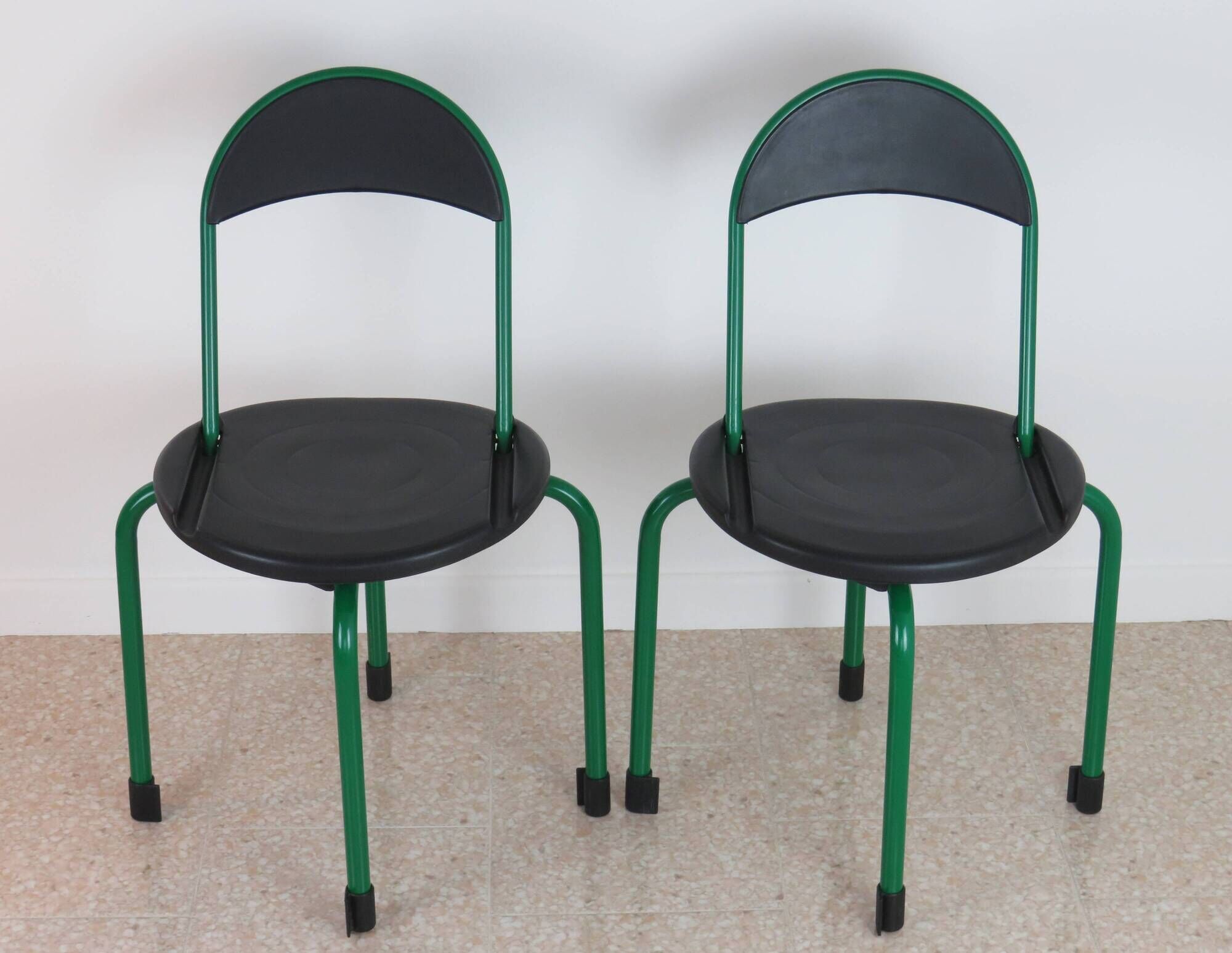Pair of folding chairs model "Clark" by Lucci and Orlandini for Lamm 1985