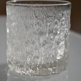 set of 6 vintage textured glasses 1980 by Charlotte Hutte @ Goebel Germany