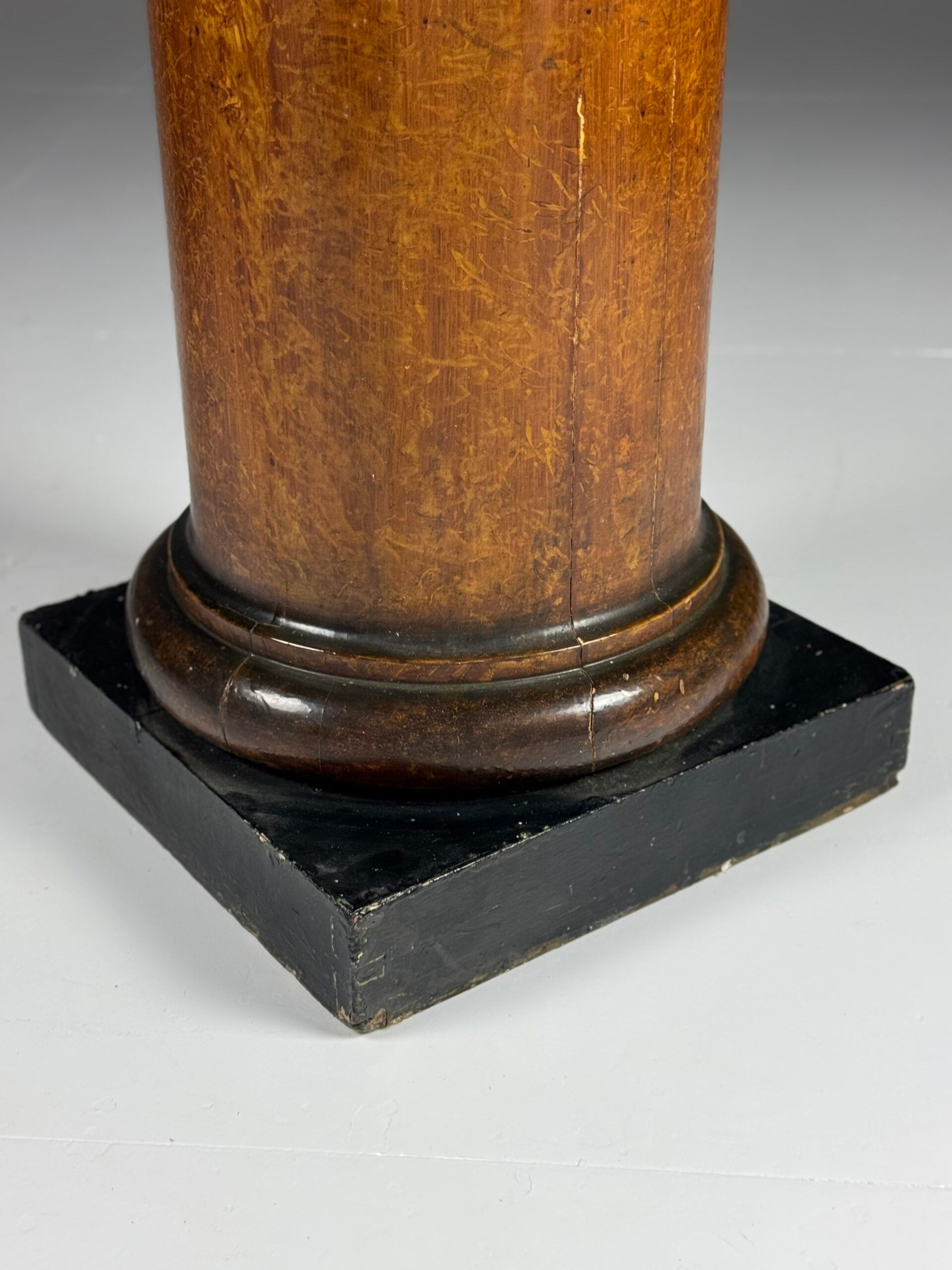 Faux bois column 19th century