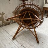 Table basse rotin « soleil »