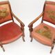 Pair of vintage armchairs Restoration