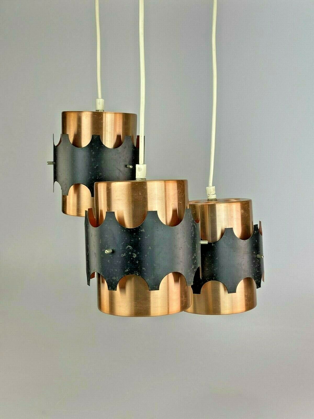 60s 70s lamp light ceiling lamp cascade lamp metal space age design