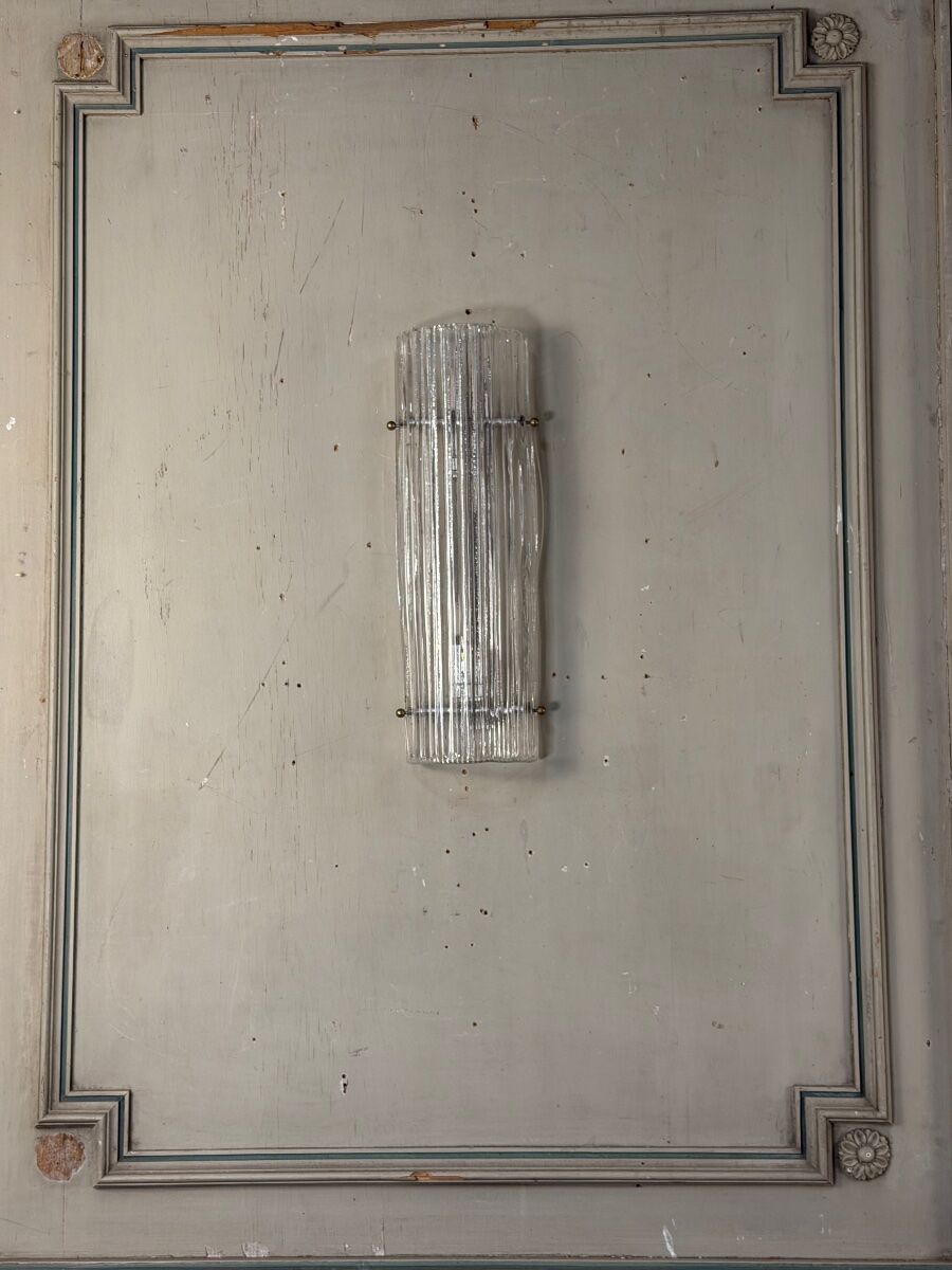 Applique vénitienne en verre de Murano, vers 1980