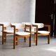 Ensemble de 4 chaises de salle à manger 'Pamplona' par Augusto Savini