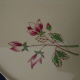 Pie dish in Salins earthenware model Rose Eric diam 30 cm