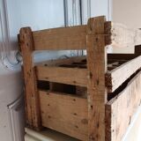 Wooden bottle locker box