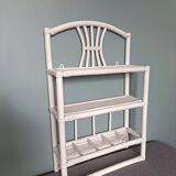 Vintage rattan shelf