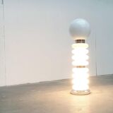 Mid-century space age glass floor lamp by Carlo Nason for JBS, 1960s.