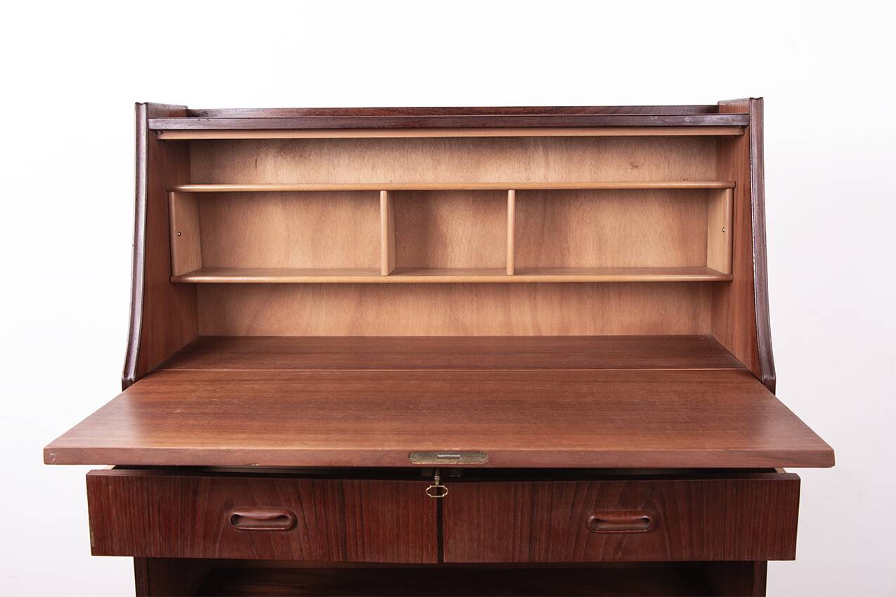 Secretary, Scandinavian desk in teak from 1960.