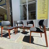 4 chaises de salle à manger années 60