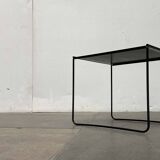 Postmodern perforated metal nesting side table from Ikea, 1980s.