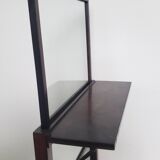 Fireplace or heat screen with leather footrest 13th-14th century