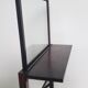 Fireplace or heat screen with leather footrest from the 13th-14th century.