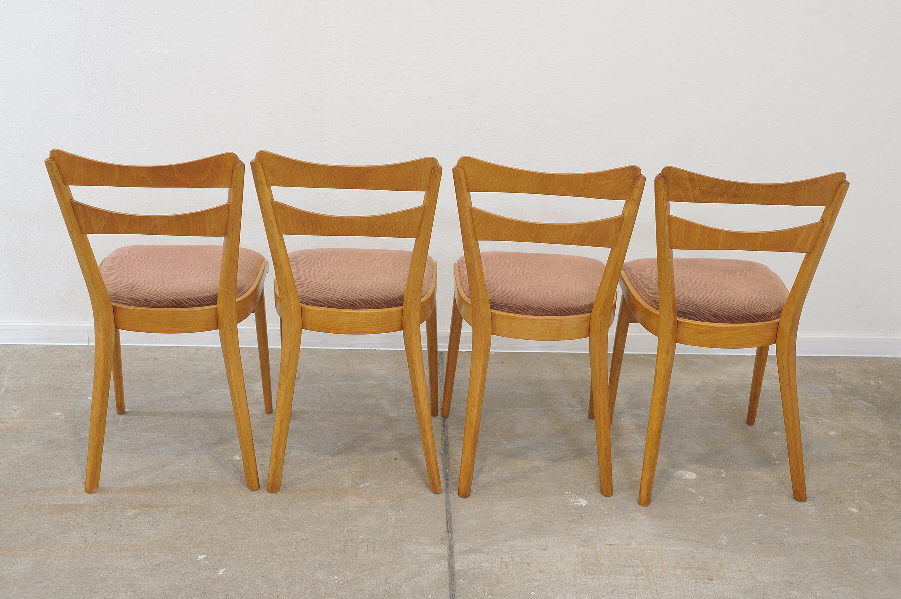 Chaises de salle à manger Mid century by Tatra nabytok, Set de 4