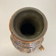Fat lava pottery "maya tiki" vase by jasba ceramics, germany, 1970s