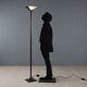 Flos Papillona floor lamp, vintage design, Tobia Scarpa, 1980s