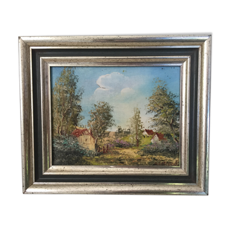 Landscape painting by Bertrand