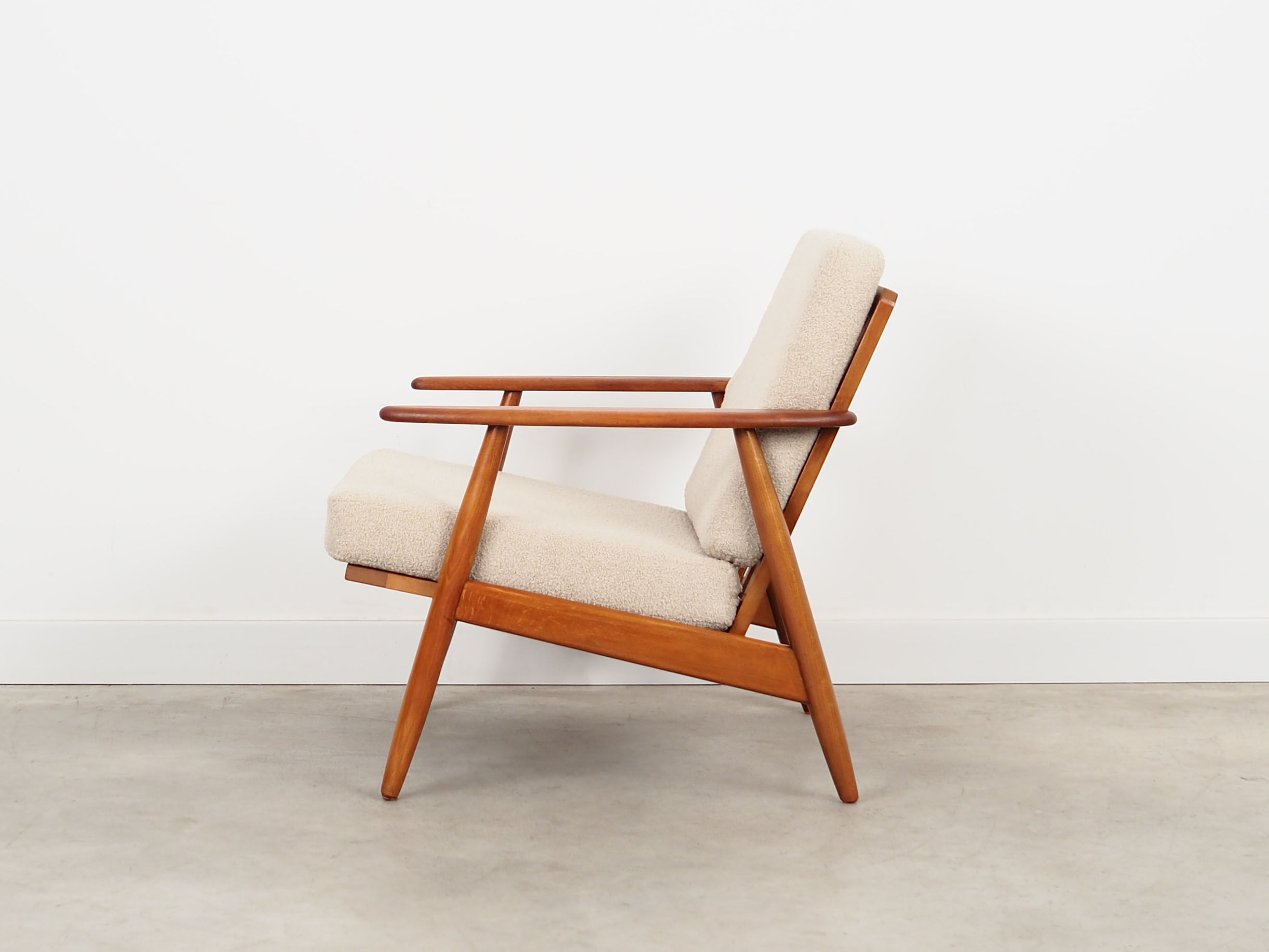 Beech armchair, Danish design, 1970s, production: Denmark