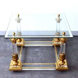 Coffee table in the style of Maison Charles, Hollywood Regency style, 1970
