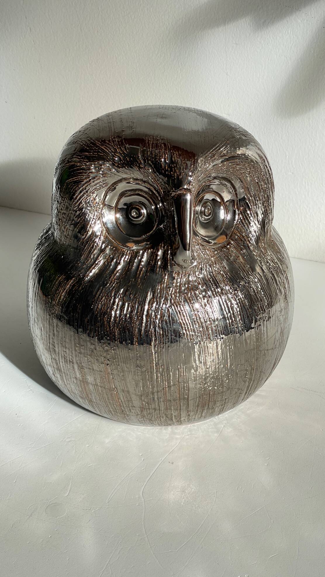Owl Ceramic by Aldo LONDI